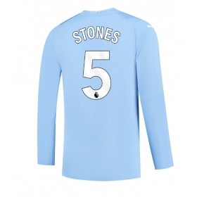 Manchester City John Stones #5 Hemmakläder 2023-24 Långärmad